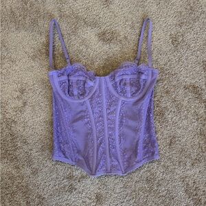 Urban Outfitters Lilac Corset Top